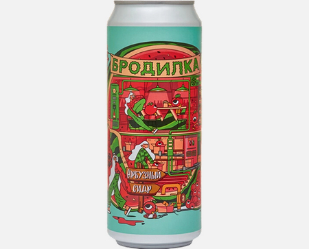 Бродилка фруктовый Арбуз 0,45л Ж/Б 5%
